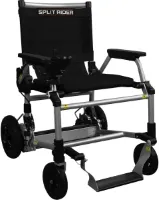 De Lichtste Opvouwbare Elektrische Rolstoel Splitrider Zwart ( 12 KG)