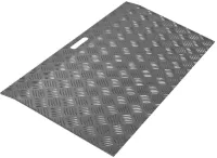 Deluxe Drempelhulp - Type 2 - RAL 7021 - 400 x 780 mm - hoogte toepasbaar 30-70 mm