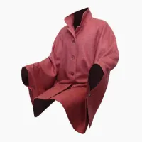 Demi - Zomer rolstoelcape - Dames - Wijn rood - Maat M