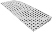 Drempelhulp Binnen - 2-Zijdig Oprijbare Drempelplaat Links - 5,6 cm (H) x 75 cm (B) - Oprijplaat