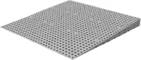Drempelhulp Buiten - 5,6 tot 7,2 cm (H) x 125 cm (B) - Verlengde Oprijhelling Drempelplaat - Set 3 L
