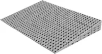 Drempelhulp Buiten - 7,4 tot 9 cm (H) x 87,5 cm (B) - Verstelbare Oprijplaat / Drempelplaat - Oprijhelling - Set 4