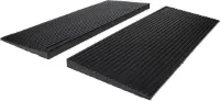 Drempelhulp - Oprijplaat - hoogte 30 milimeter - Set van 2 stuks (LxB 100 x 30 centimeter)