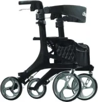 Drive Medical Nitro Carbon | L | Rollator | Zwart
