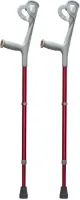 Drive - loopkruk - 2 stuks - 101 -124 cm verstelbaar