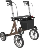Rehasense Explorer Rollator Bruin-Large (zithoogte 62 cm)