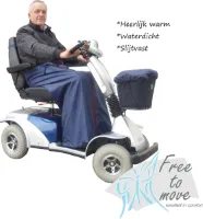 Scootmobiel voetenzak 106 cm met warme voering