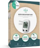 Go-Keto Glucose Ketonen Meter Kickstart Set  (incl. 10 ketonen strips)
