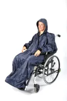 Human Protection regenponcho met mouwen t.b.v. rolstoel maat XL