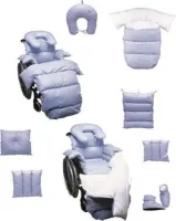 Integraal rolstoelkussen antidecubitus volledige set