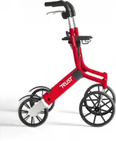 TrustCare Let´s Go Out Rollator - Rood