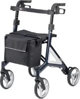 Lichtgewicht Alevo ALU Rollator | Aluminium + Marineblauw | Design by Porsche Design Studio