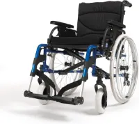 Opvouwbare  Lichtgewicht Rolstoel V300 DL (blauw)