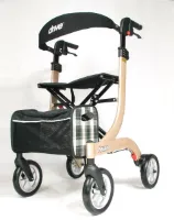 Lichtgewicht rollator Nitro Champagne LARGE met ultra soft wielen