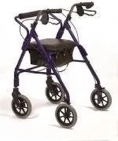 Lichtgewicht rollator walker - verstelbaar - blauw