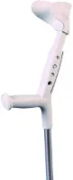 Loop Kruk Standaard met open manchet Wit