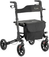 MultiMotion Rollator City - Inklapbaar - Lichtgewicht  Antraciet