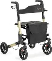 MultiMotion Rollator City - Inklapbaar - Lichtgewicht - Champagne