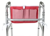 OBBOmed - Rollators Draagtas - met één grote en twee kleine vakken - kleur rosé - MY 5910N