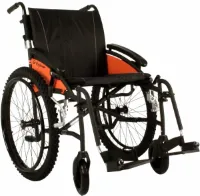 Opvouwbare Rolstoel Excel G-Explorer Zwart - 50 cm
