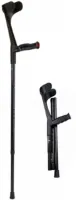 Opvouwbare carbon krukken met anatomische softgrip (L+R)