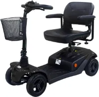 Opvouwbare scootmobiel Drive ST3 met vering en verlichting antraciet