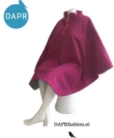 PRETTY IN PINK - Warme rolstoelcape winddicht en waterafstotend lang