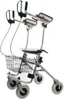 Rollator met onderarm schalen cristallo 2