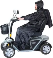 Regencape L - regenponcho scootmobiel - regenponcho rolstoel - bescherming tegen de regen - regencape scootmobiel - regencape rolstoel