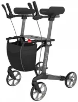 Rehasense Navigator - Design Rollator Met Onderarmschalen - Antraciet