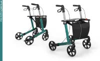 Rehasense rollator Server L Design - lichte remmen - Gewicht 6,8 kg