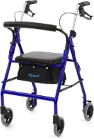 Romed Reliance Rollator Met Zitting Blauw