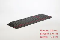 Roege international Budget drempelhulp 2,6 cm zwart 210 mm x 1100 mm