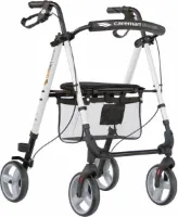 Rollator Caremart Litewalk Salt White lichtgewicht nieuw