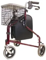 Rollator Drive Tri-Walker 3-wiel zeer compact