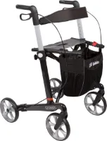 Rollator Gepard Ultra lichtgewicht en opvouwbaar - 5,1 kg - Extra sterk 62 cm zithoogte - Binnen en Buiten