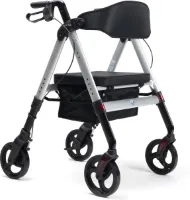 Rollator Goliat XXL tot 200 kg, kleur Zilver