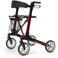 Rollator Lichtgewicht Quadri Light Rood