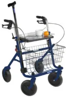 Rollator Quatro - Blauw- opvouwbaar - 10,2 kg