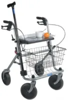 Rollator Quatro - grijs- opvouwbaar - 10.2 kg