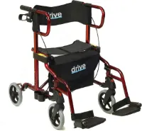 Rollator en Rolstoel in 1 - Drive Diamond Deluxe
