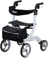 Rollator lichtgewicht Drive Nitro wit L