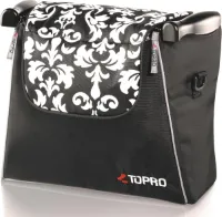 Rollator tas voor Troja Classic en 2G  (baroque zwart-wit)