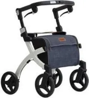 Rollz Flex - Wit Denim Grijs - small - Rollator