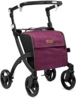 Rollz Flex matt black/bright purple - Paars - flip rem - Rollator