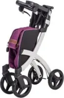 Rollz Flex white/bright purple - Klassieke Rem - wit/paars - Rollator