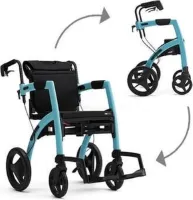 Rollz Motion² island blue small - Rolstoel - Rollator