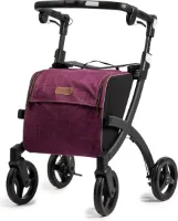 Rollz rollator Flex met grote boodschappentas - gewicht 7kg - design
