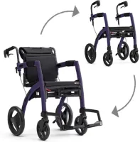 Rollz rollator Motion rollator en rolstoel in een - Gewicht 10.6 kg