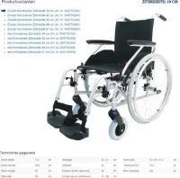 Rolstoel Drive Litec lichtgewicht - ZB 39 cm - zonder trommelrem